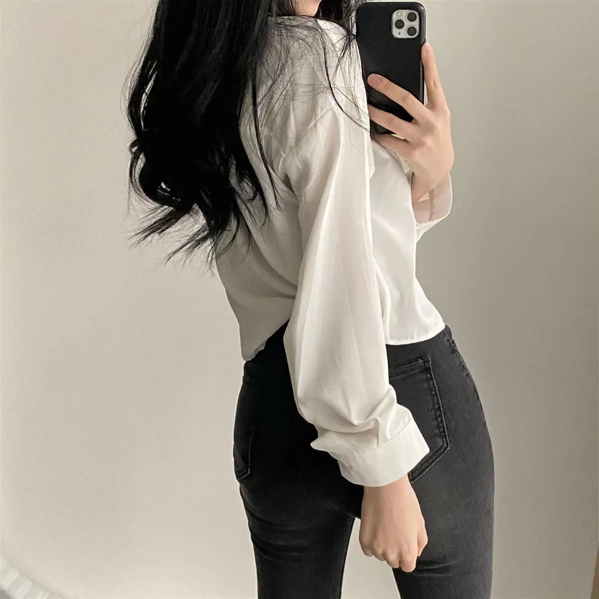 Camisa Cropped Minimalista