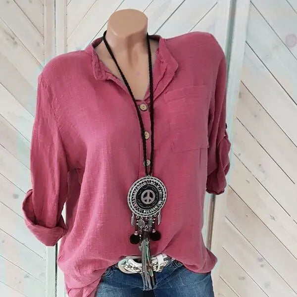 Camisa Leve Linho Natural