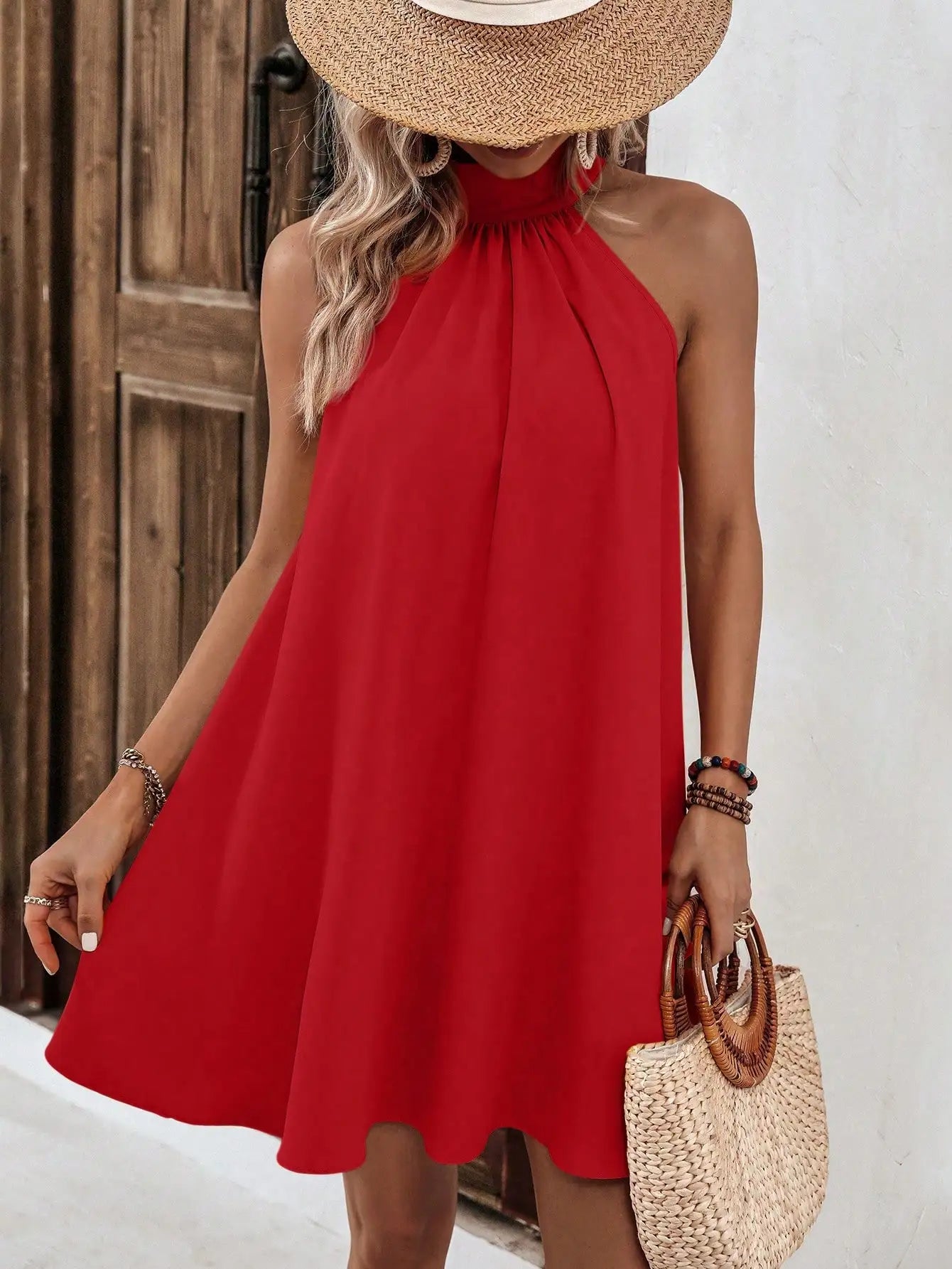 Vestido Vermelho Soltinho