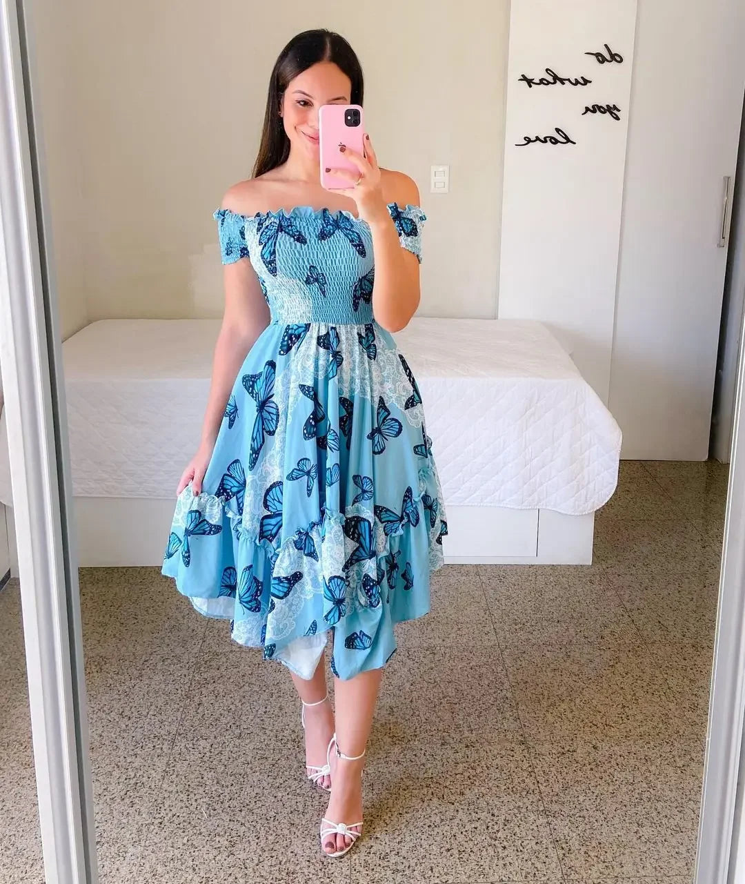 Vestido Floral Ciganinha