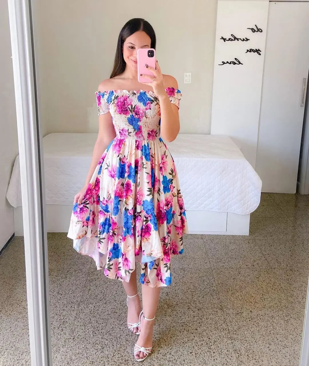Vestido Floral Ciganinha