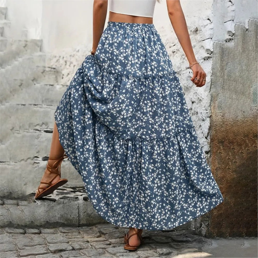 Saia Floral Longa