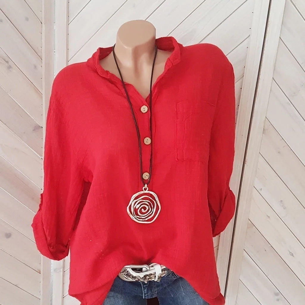 Camisa Leve Linho Natural