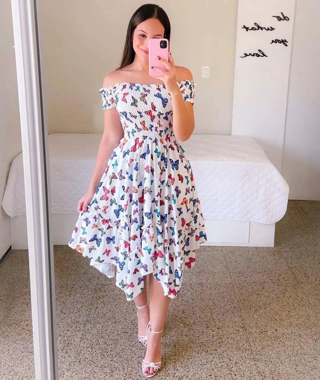 Vestido Floral Ciganinha