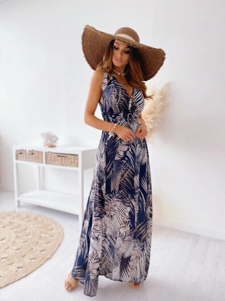 Vestido Folhagem Serena