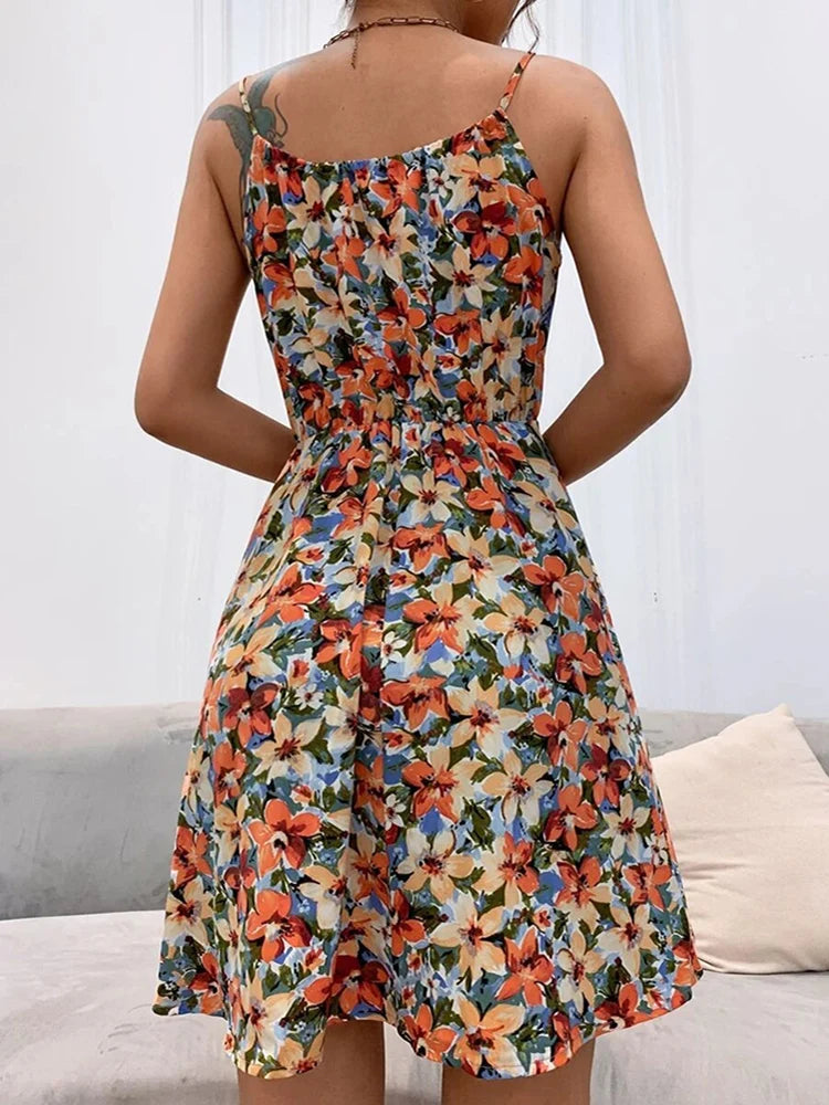 Vestido Floral Curto