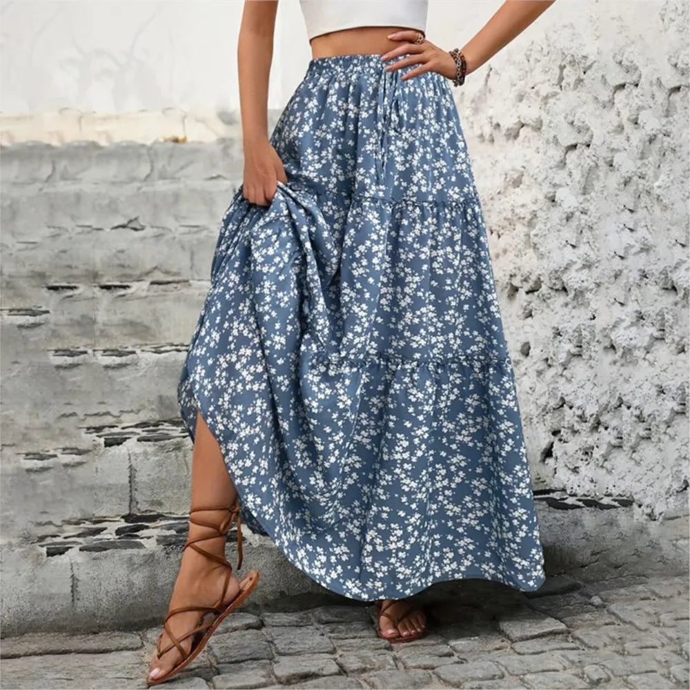 Saia Floral Longa