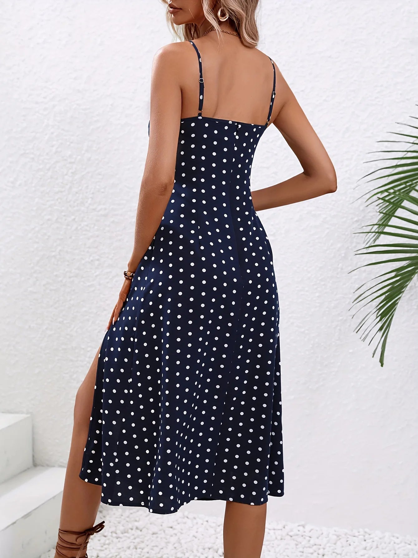 Vestido Alça Poá Floral
