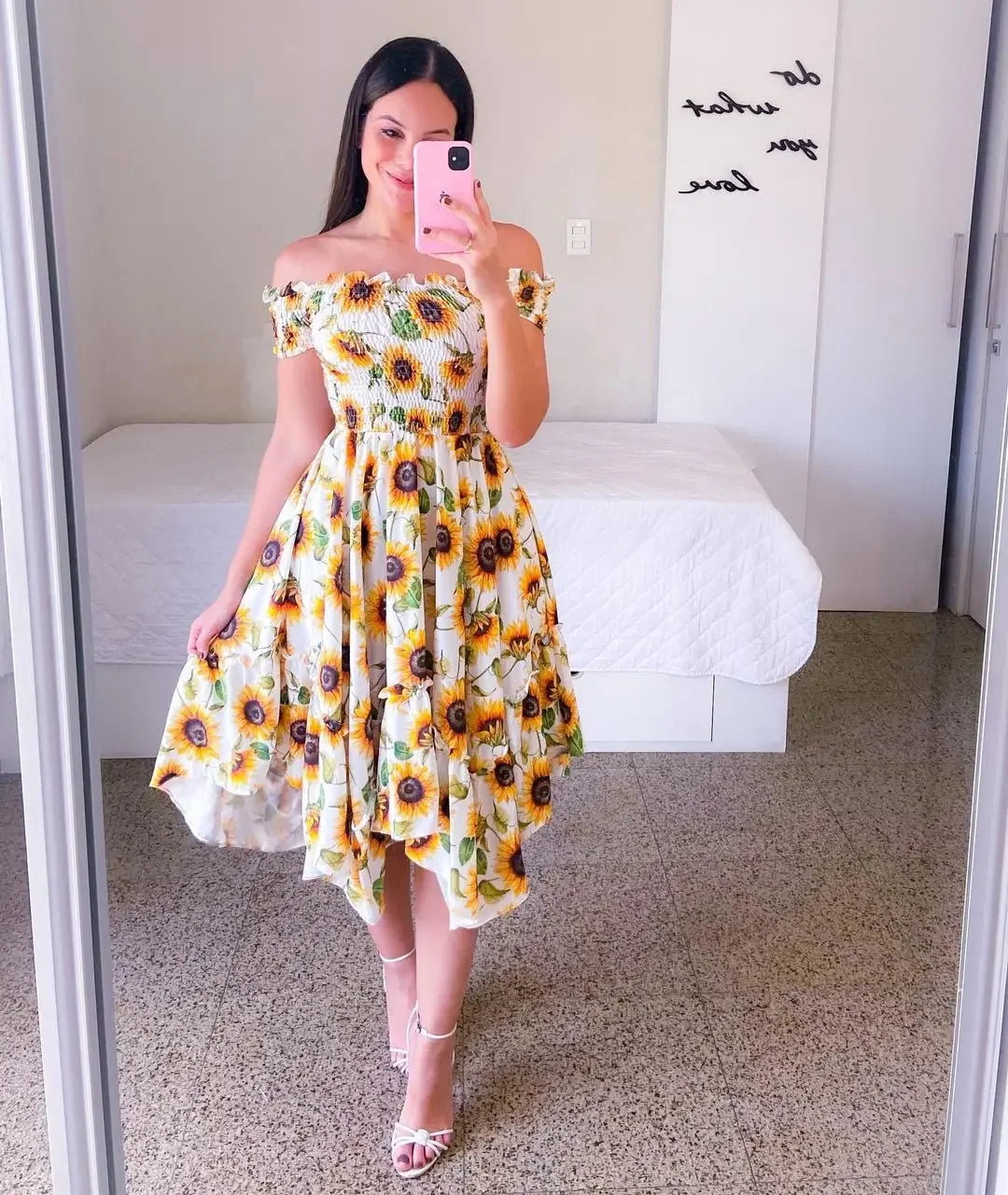 Vestido Floral Ciganinha