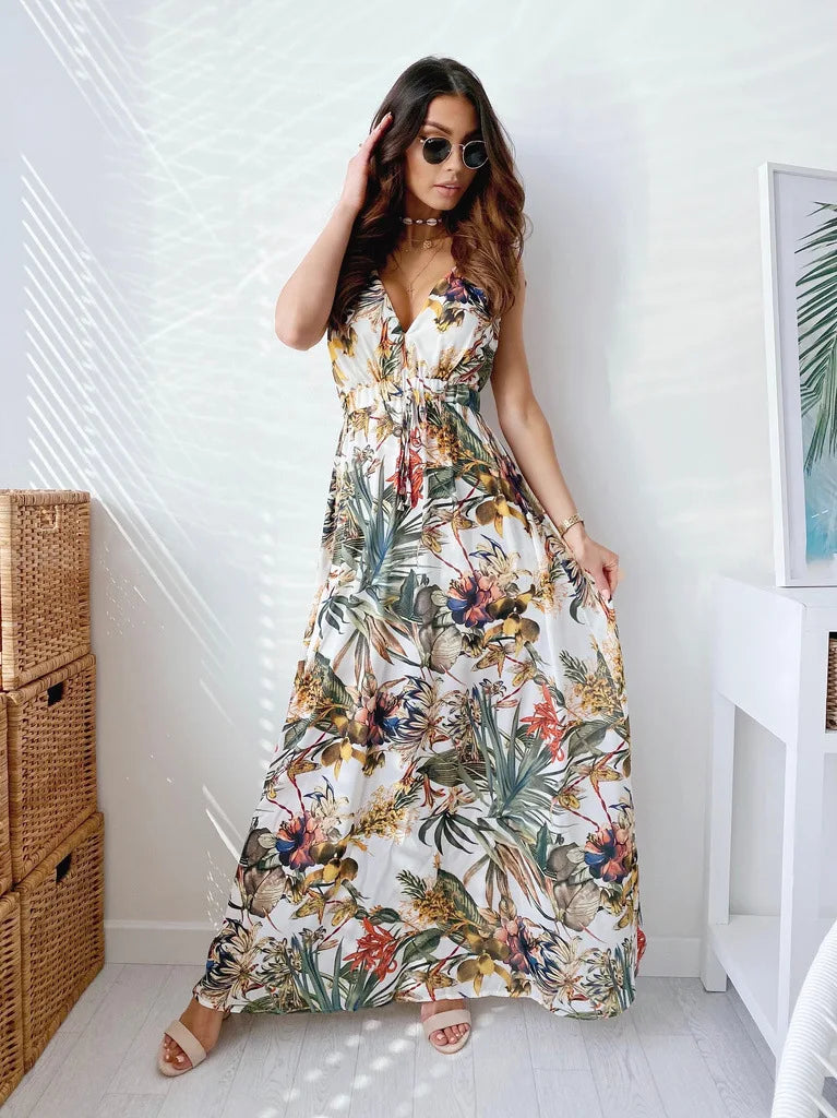 Vestido Folhagem Serena