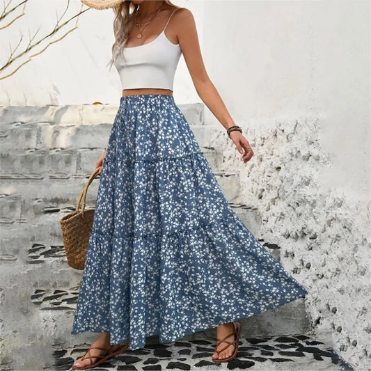 Saia Floral Longa