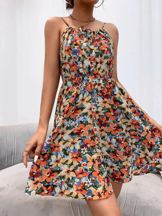 Vestido Floral Curto