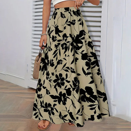 Saia Longa Floral Essência