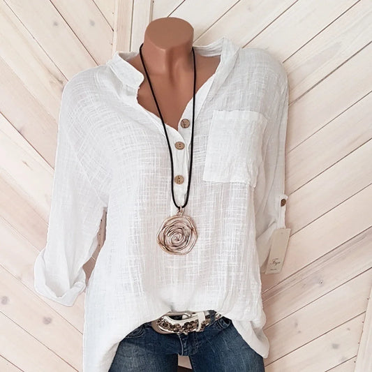 Camisa Leve Linho Natural