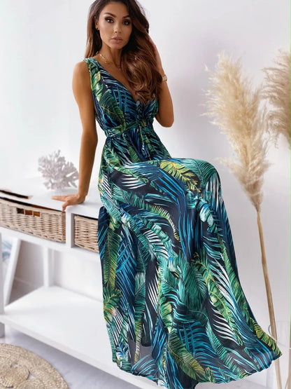 Vestido Folhagem Serena