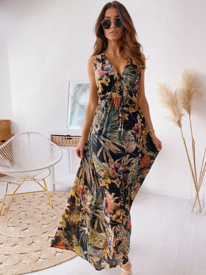 Vestido Folhagem Serena