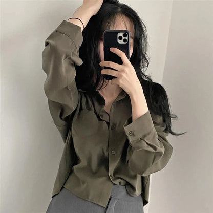 Camisa Cropped Minimalista