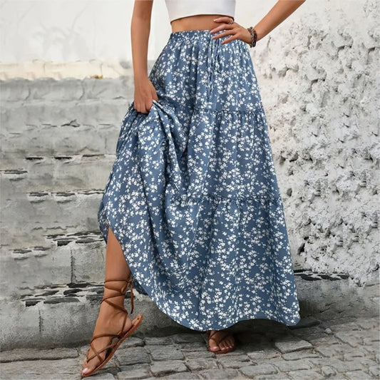 Saia Floral Longa