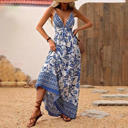 Vestido Floral Vibes Mediterrâneas